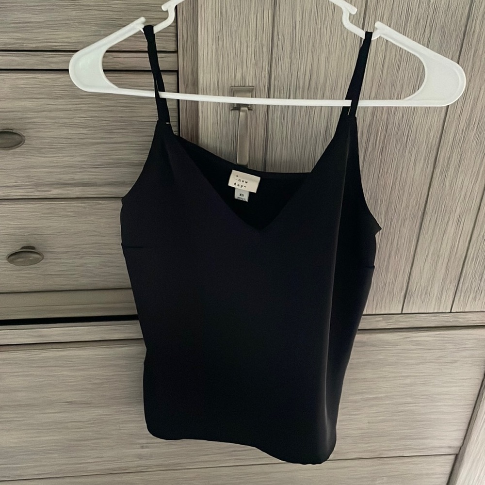 Plain black light weight shirt